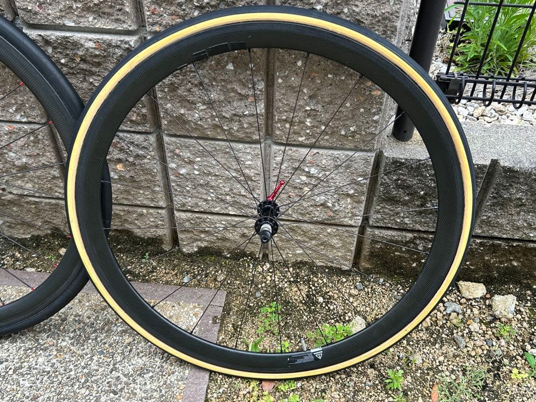 注意あり チューブラー カーボンホイール TNI 11速