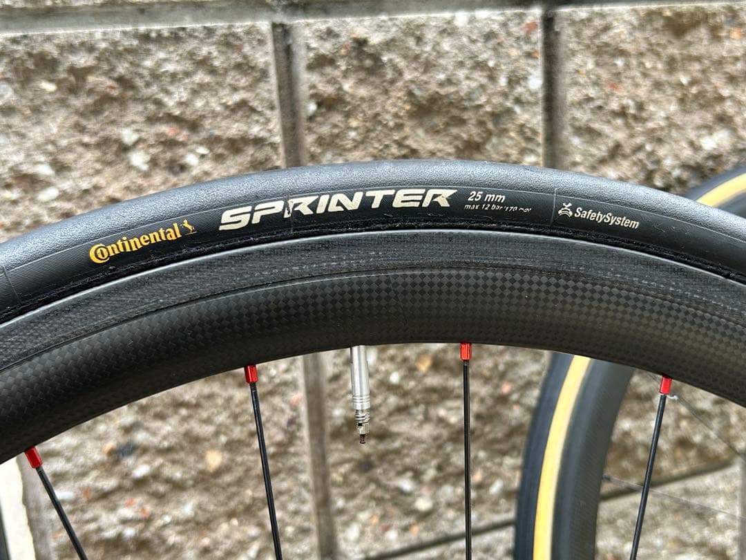 注意あり チューブラー カーボンホイール TNI 11速