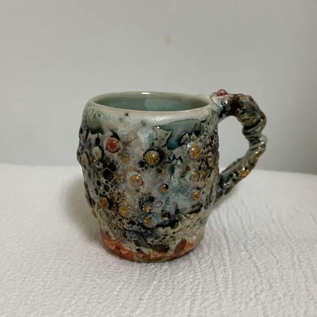 山上學 エスプレッソカップ やちむん 沖縄 湯呑