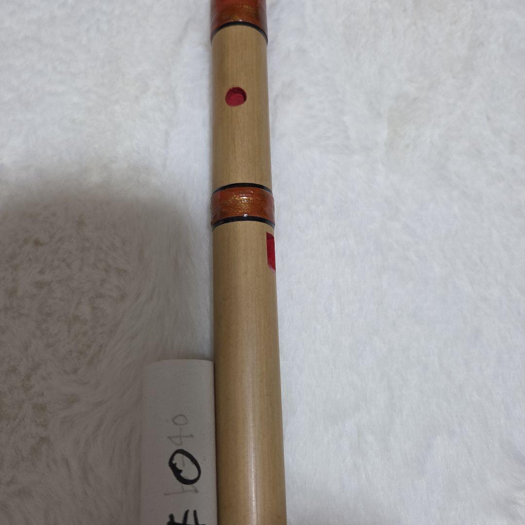 石見神楽を奏でる篠笛　父の手作り　竹製 篠笛 6穴 ナチュラルカラー