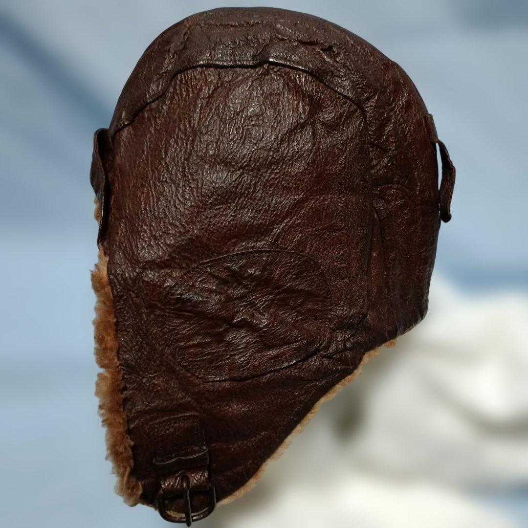 日本海軍冬用飛行帽と飛行眼鏡（実物)