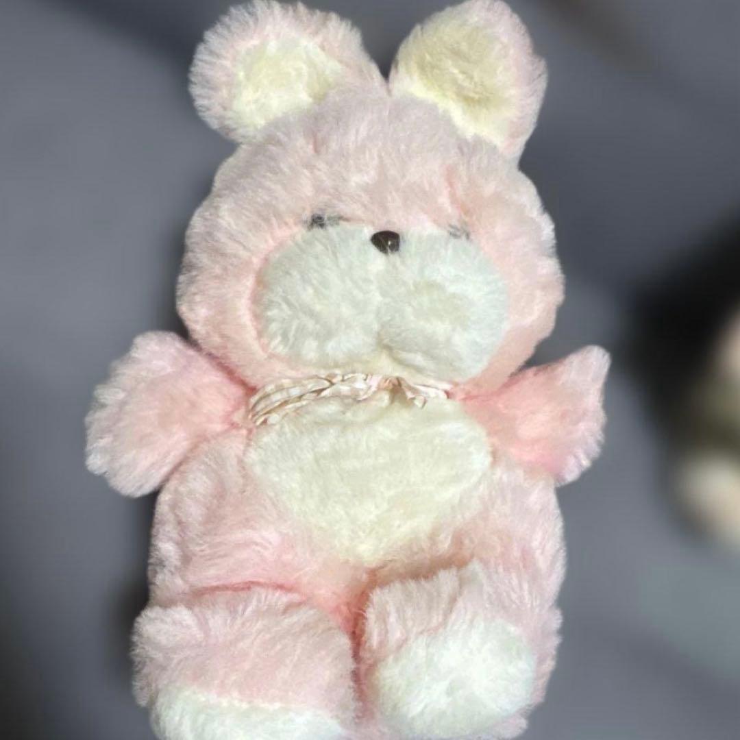 昭和レトロ　ぬいぐるみ4点　うさぎさん2匹/ぶたさん/おさるさん