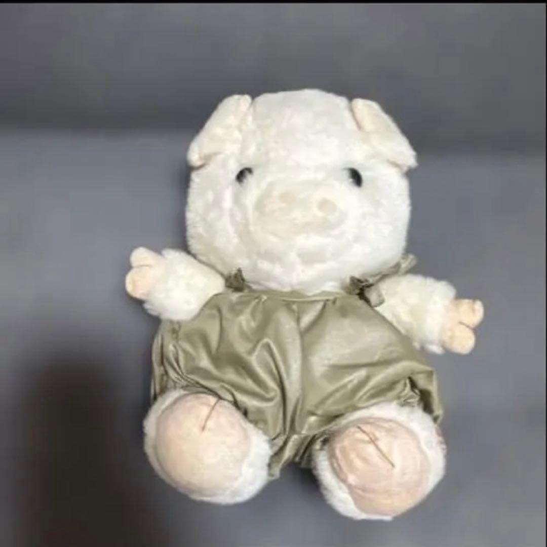 昭和レトロ　ぬいぐるみ4点　うさぎさん2匹/ぶたさん/おさるさん