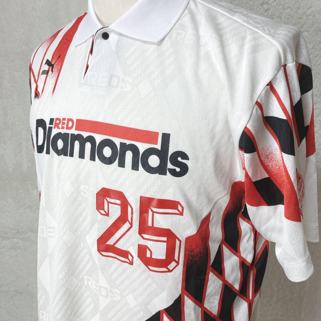 貴重 浦和レッズ 92/94 カップ戦 三菱浦和 アウェイユニフォーム XO