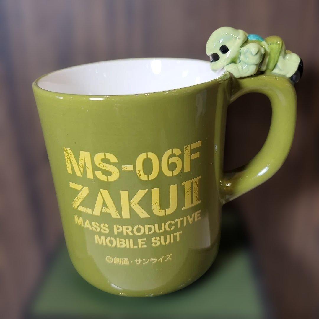 フィギュア付きマグカップ　ザクII アッガイ ガンダムカフェ限定