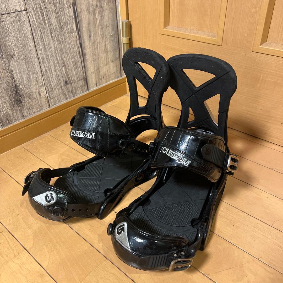 即発送いたします。CUSTOM スノーボード ビンディング ブラック S