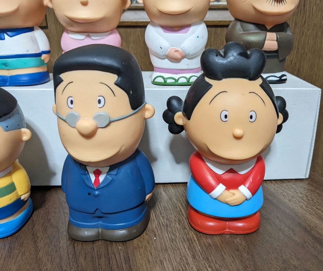 タ*ム様 サザエさん一家　貯金箱　7点セット売り　⚠バラ売り不可　希少品