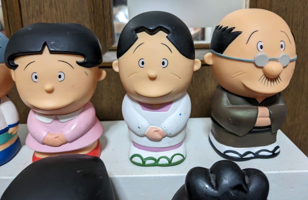 タ*ム様 サザエさん一家　貯金箱　7点セット売り　⚠バラ売り不可　希少品
