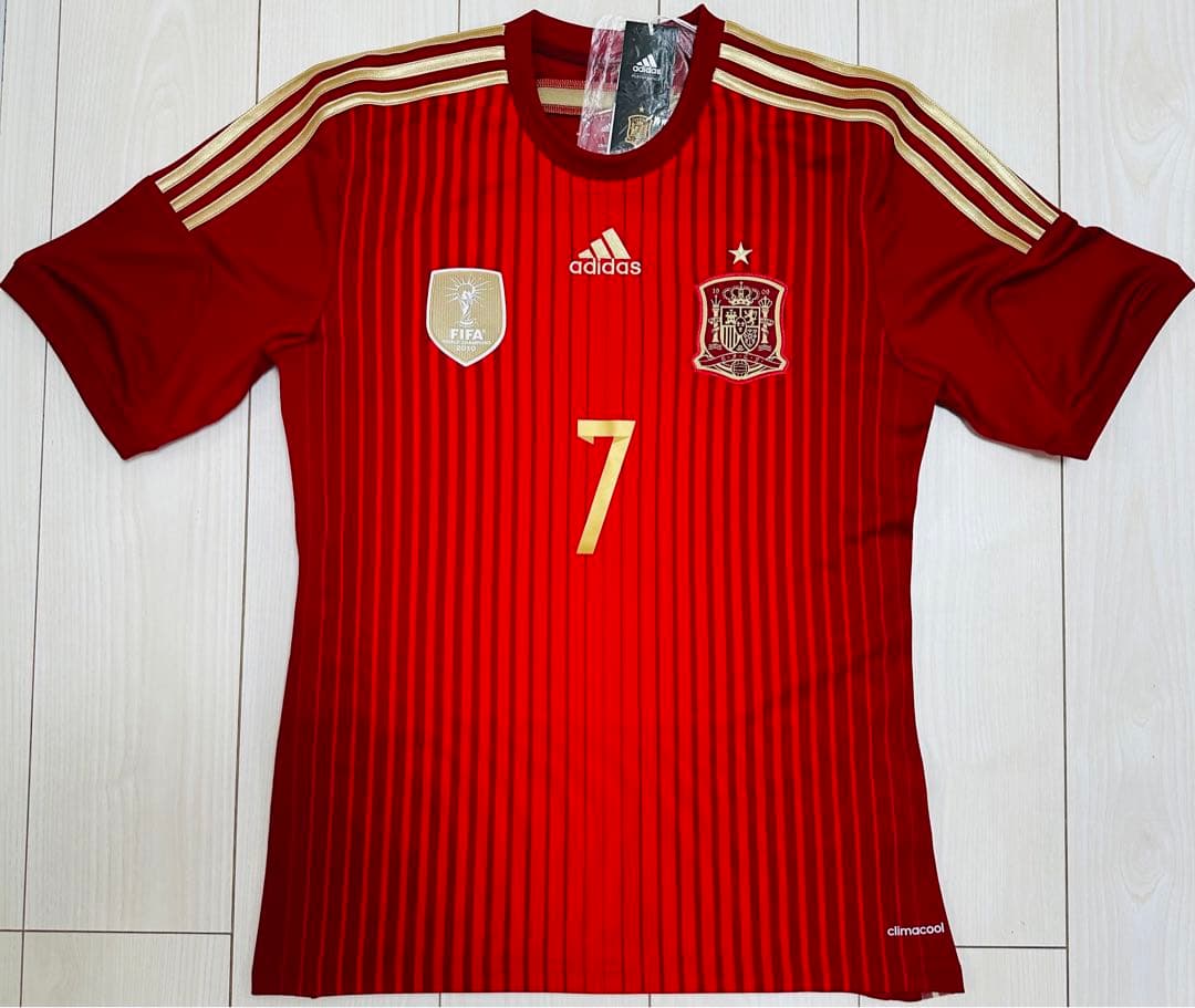 スペイン代表 2014年 ホーム ユニフォーム ダビド・ビジャ Oサイズ