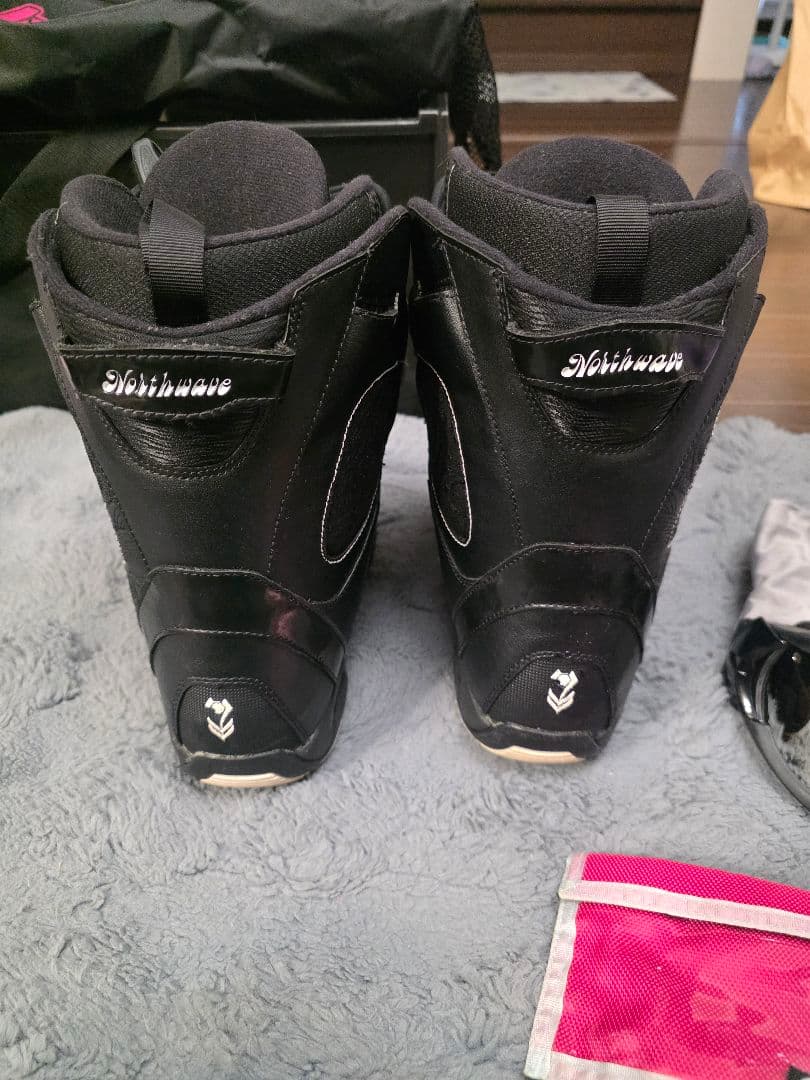 女性用スノーボードブーツ ブラック サイズ7
