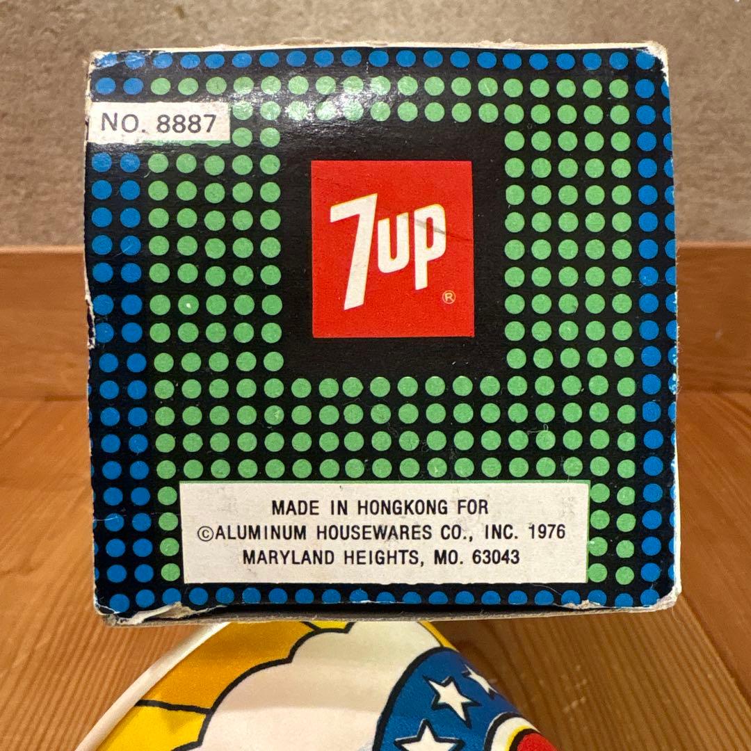 レア　60/70年代　セブンアップ　アドバタイジング　懐中電灯 紙コップ　7up
