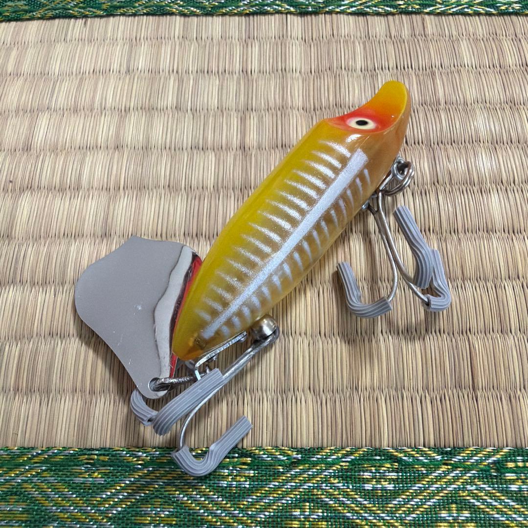 オールド　ヘドン　フラップテール　XRY イエロースケール