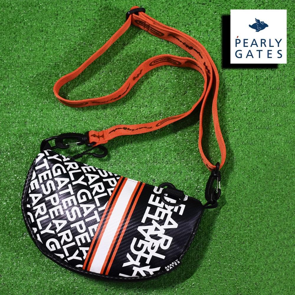 PEARLY GATES/パーリーゲイツ ショルダーポーチ【ブラック】美品！