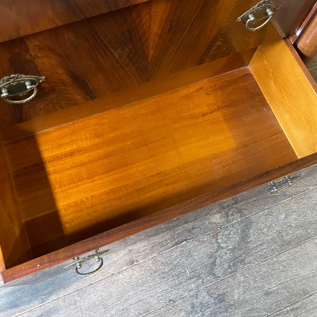 英国アンティーク ライティングビューロー チェスト 鍵付き スペイン家具