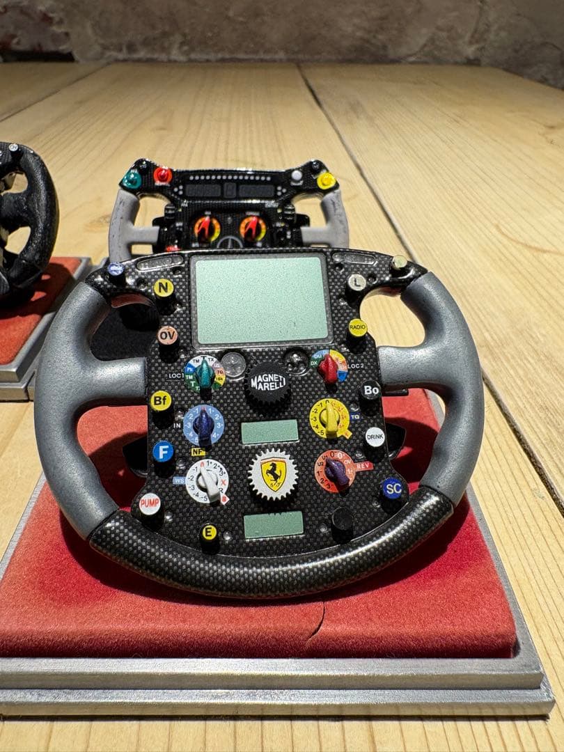 訳ありアマルガム1/4 F1ステアリング4台セット