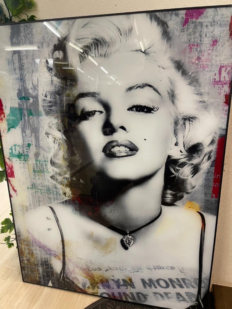 アートパネル　マリリンモンロー　絵　アート　絵画　額縁　額絵　ポスター　壁掛け
