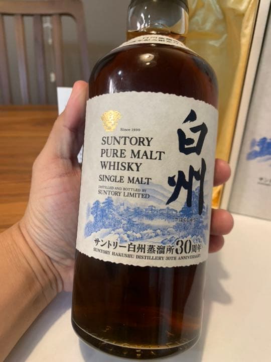 レア　美品　サントリー白州蒸留所30周年記念限定ウイスキー　箱、冊付き