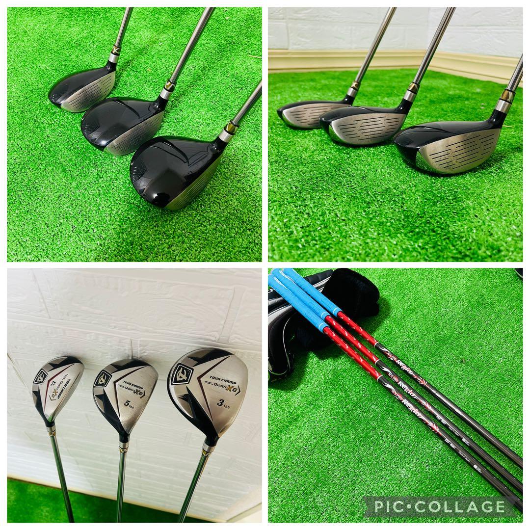 【☆大人気☆】ツアーチャンプ☆クアトロ☆メンズ☆ゴルフクラブセット☆初心者☆