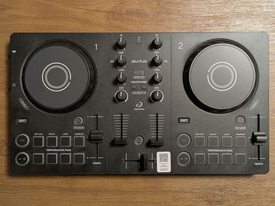 DJ FLX-12 ブラック DJコントローラー