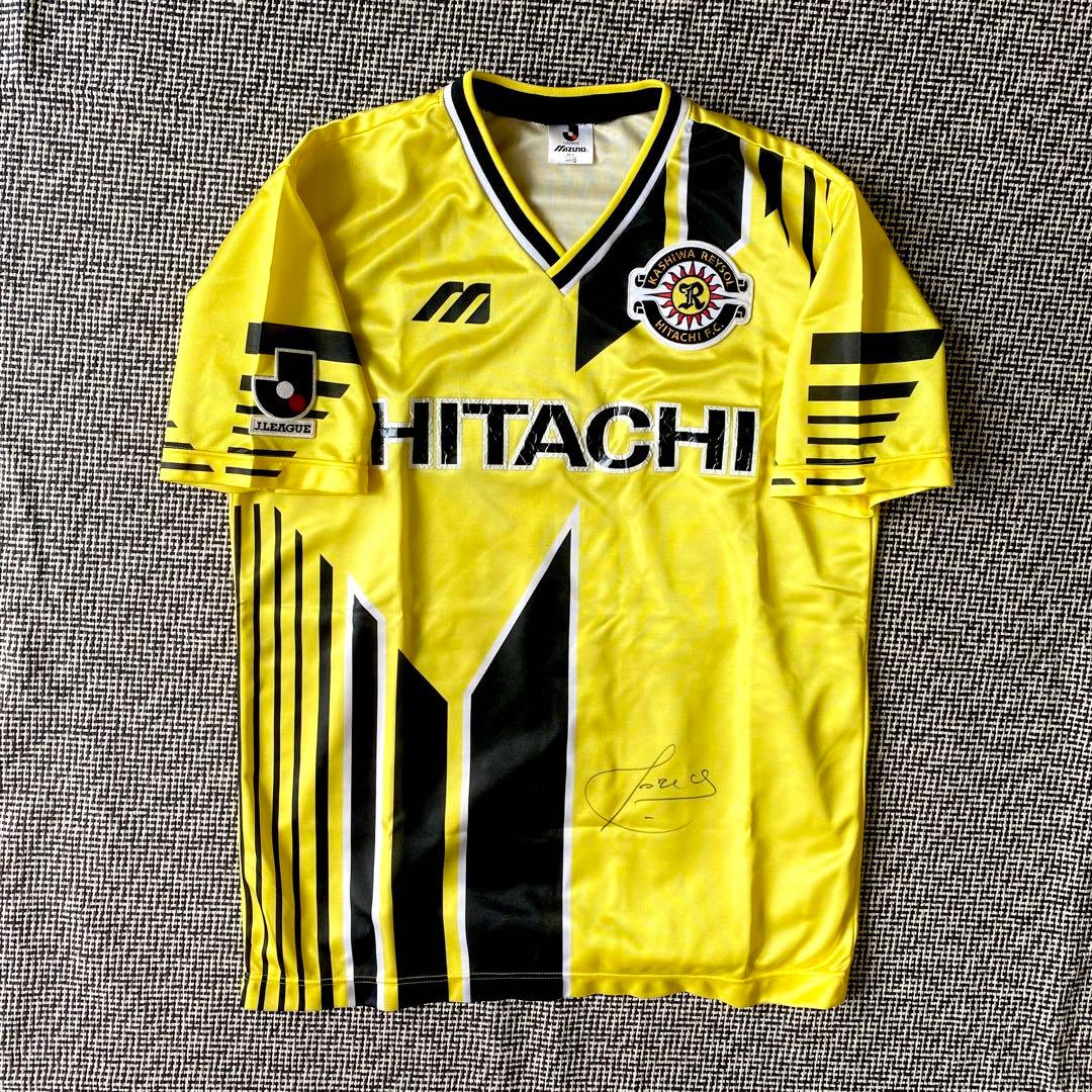 【カレッカ選手・直筆サイン入り】柏レイソル ９５／９６（H）Mizuno