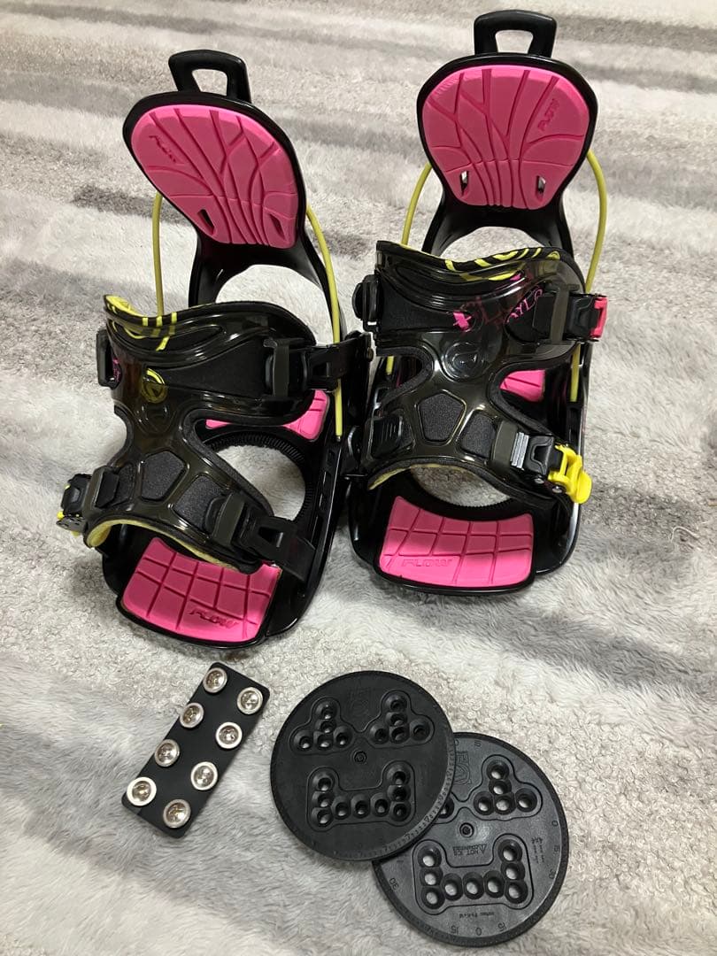 Flowビンディング　リアエントリーHaylo Black Neon　М