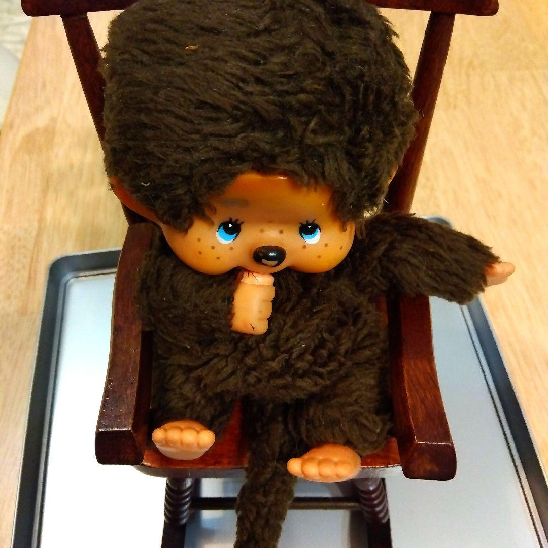 お宝大放出！昭和レトロ　Sekignchiモンチッチ1974年製 ゆり椅子付き