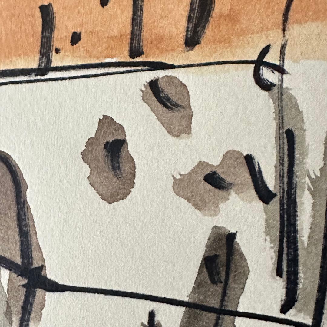 超限定9月9日20時迄‼️真作カムイ坂本直行「羊蹄山神威岳」水彩画　日付署名証明書