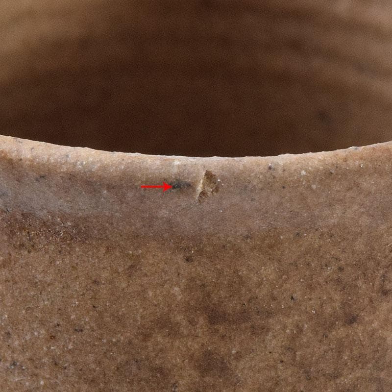 唐津焼　古唐津　絵唐津　酒盃　ぐい呑み　在銘　５客まとめて　V　R8013