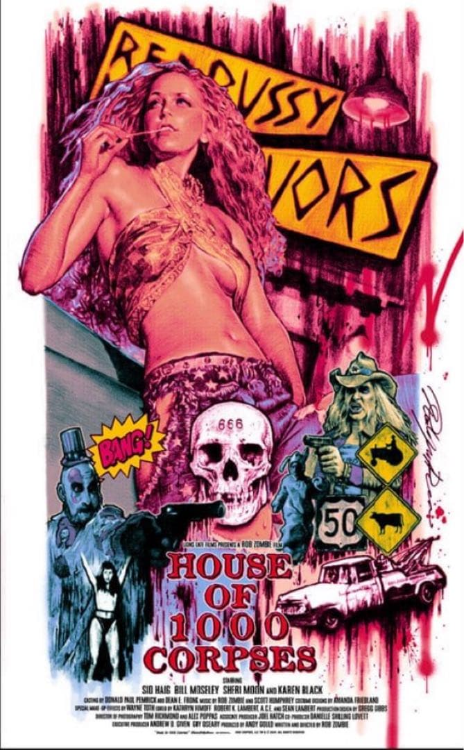 ロッキンジェリービーン HOUSE OF 1000 CORPSES ポスター