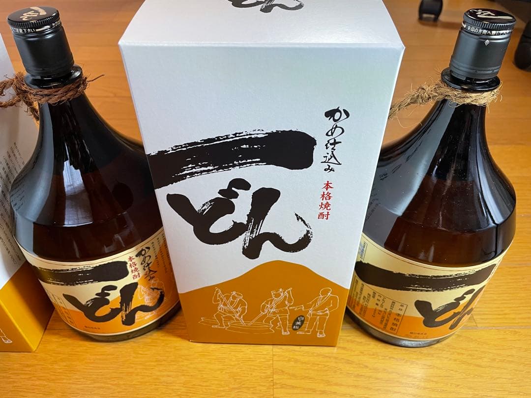 ☆杜氏の里　笠沙　【幻の焼酎　一どん(いっどん)】1800ml 2本セット箱付★