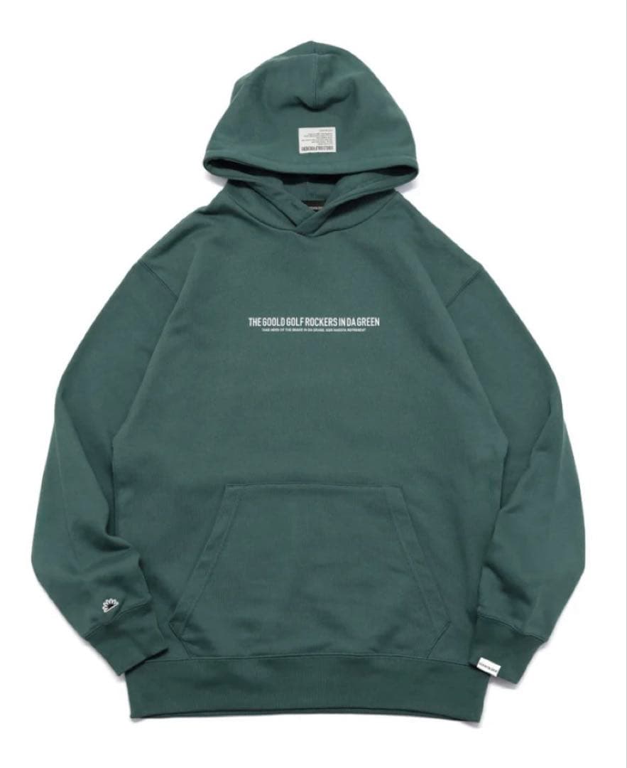 XL goold golf rockers スネークフーディー セットアップ 緑