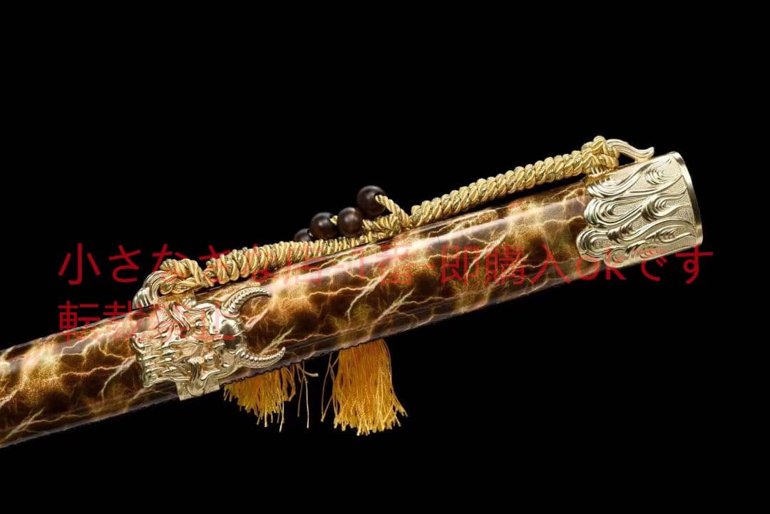 黒金古刀～烈魔刃20230380 古兵器 武具　刀装具　日本刀　模造刀 居合刀