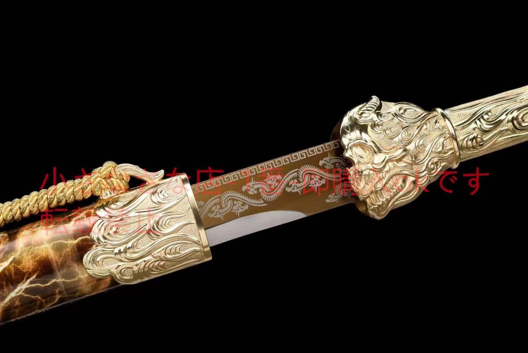 黒金古刀～烈魔刃20230380 古兵器 武具　刀装具　日本刀　模造刀 居合刀