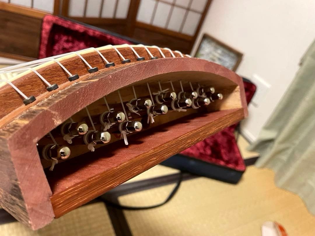 全音 ゼンオン 琴 13弦 文化箏ハードケース付き