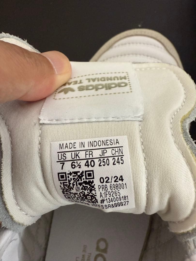 adidas ムンディアルチームRS 25.0cm