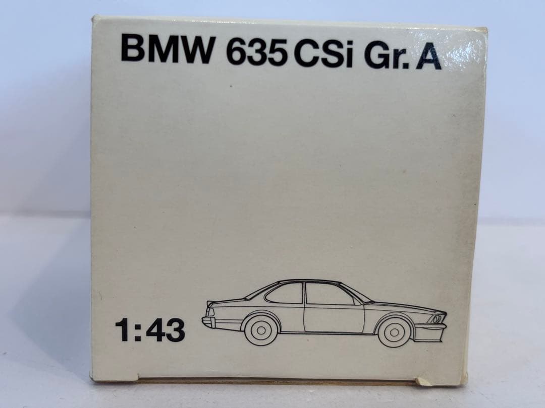  635CSi Gr.A ミニカー ディーラー別注 1/43