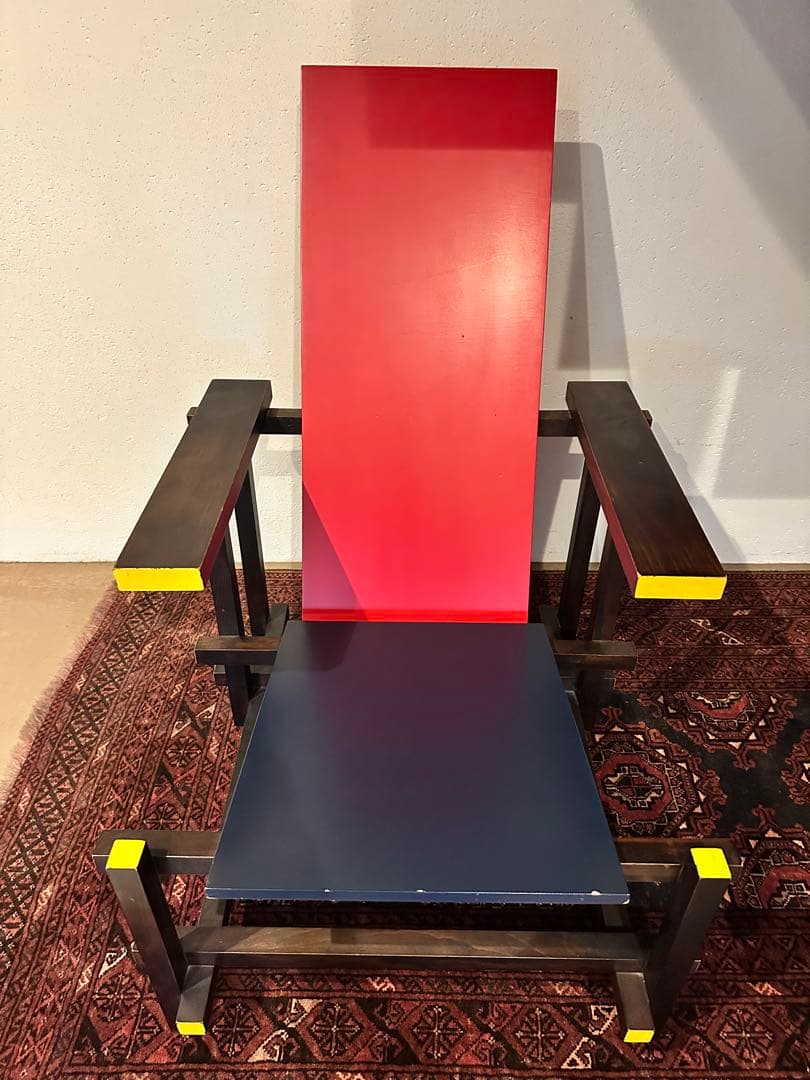 希少　レッドアンドブルーチェア Gerrit Rietveld ヴィンテージ
