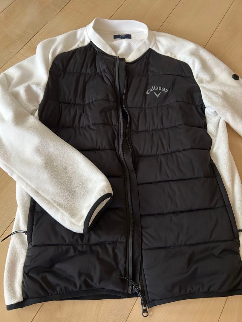 Callaway メンズジャケット 3L ブラック/ホワイト