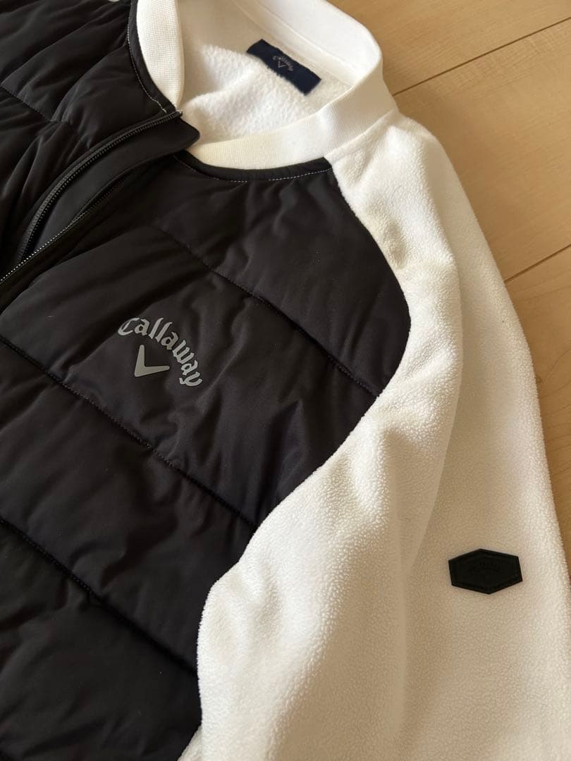 Callaway メンズジャケット 3L ブラック/ホワイト
