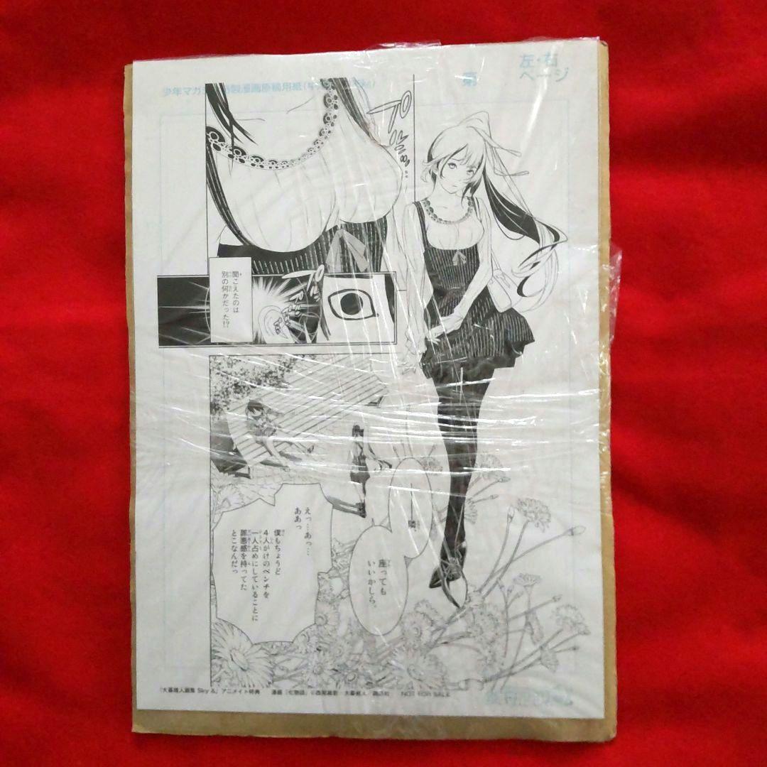 大暮維人画集 Sky& アニメイト 特典 アニメイト 複製原稿