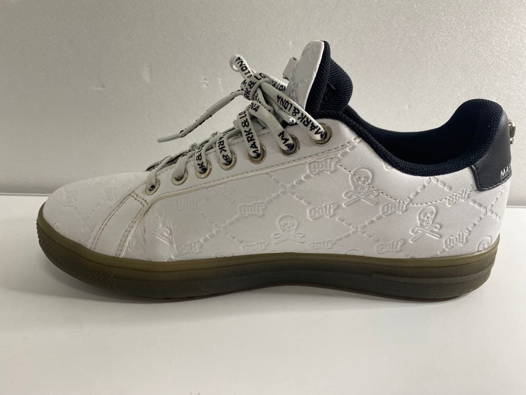 MARK&LONA マークアンドロナ エンボスキルトスカルスニーカー　26㌢