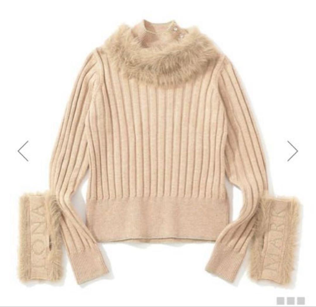 レディースウェア Cristina Glam Fur Sweater