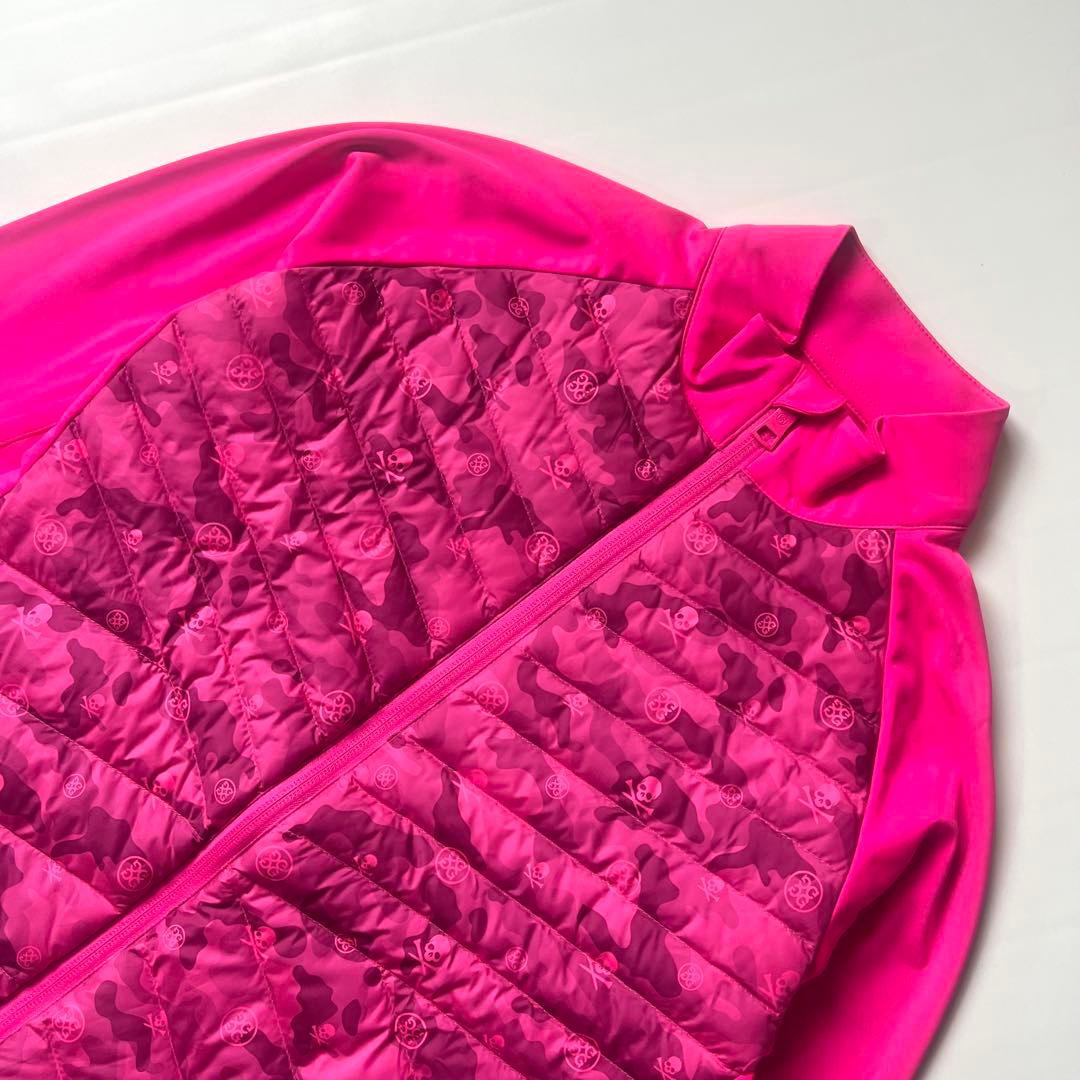 G/FORE ジーフォア　ハイブリッド　中綿　ダウンジャケット　切替　ピンク　S