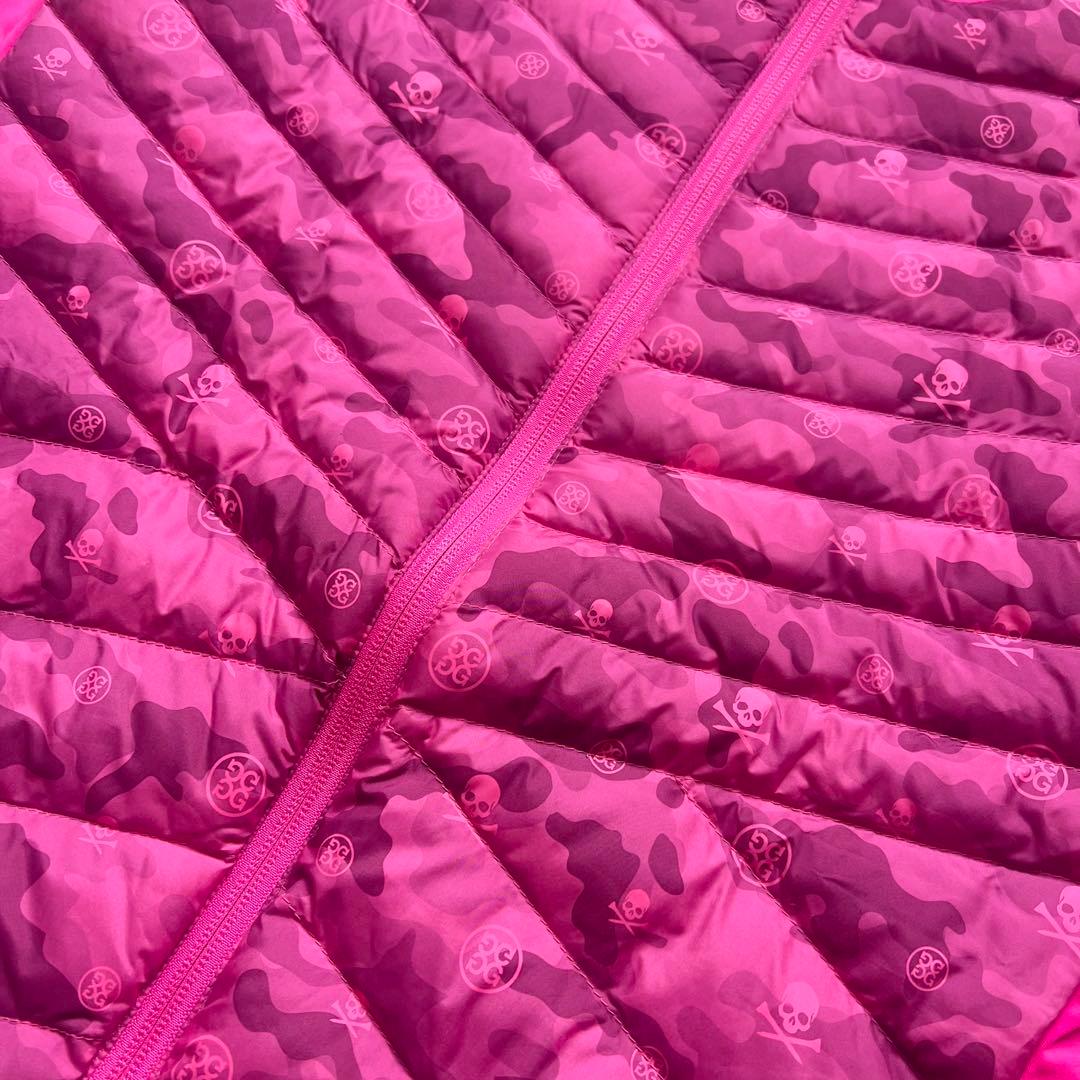 G/FORE ジーフォア　ハイブリッド　中綿　ダウンジャケット　切替　ピンク　S