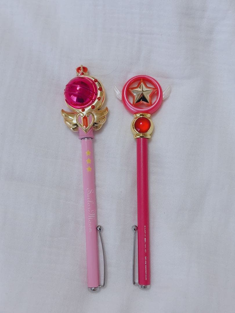 セーラームーン＆カードキャプターさくら 指示棒 2本セット 当時物 公式文具