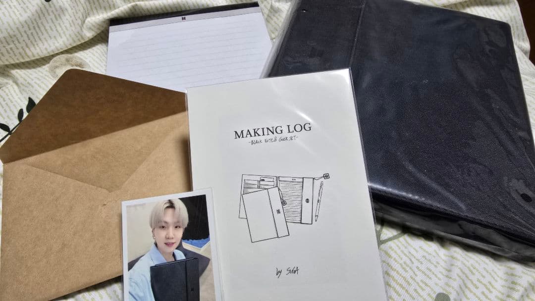 BTS ARTIST-MADE COLLECTION ネックレス&ノートSUGA