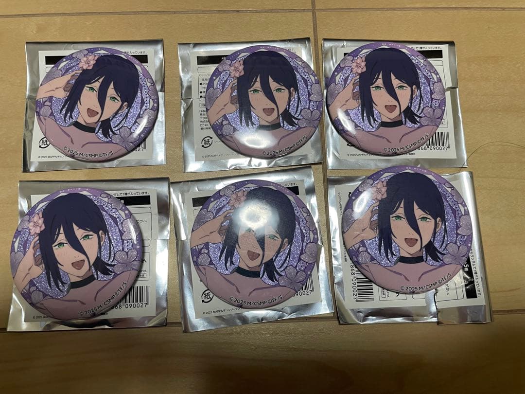 チェンソーマン サンシャイン プリンスホテル グリッター缶バッジ レゼ