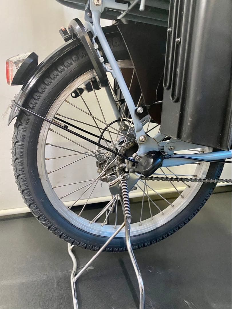 1年保証 送料無料　新型　パナソニック　ギュットミニ　水色　電動アシスト自転車