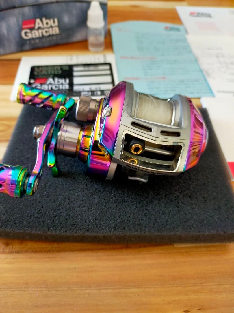 アブガルシア レボエリート オーロラ ハンドルカスタム