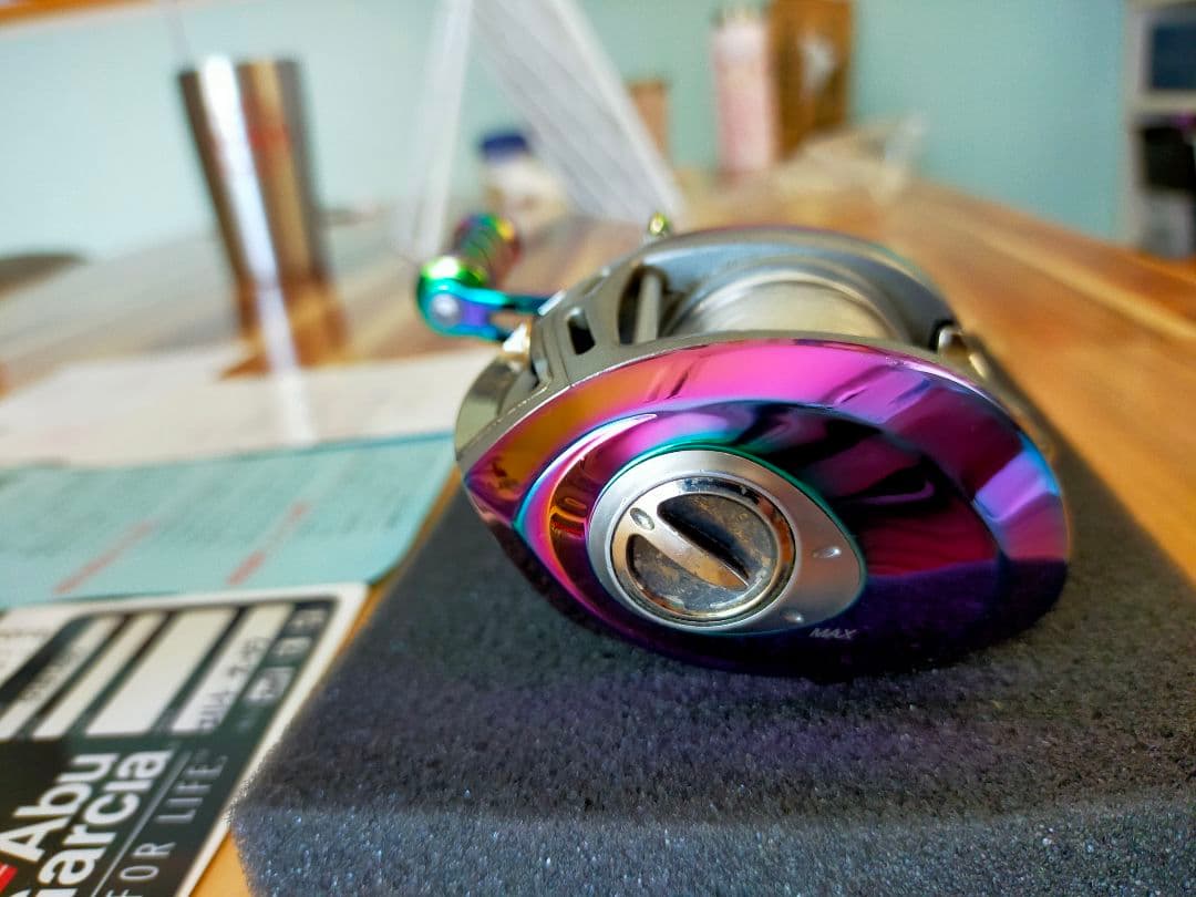 アブガルシア レボエリート オーロラ ハンドルカスタム